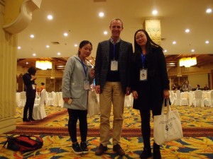 With a couple of Masters students