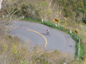 First around the last hairpin